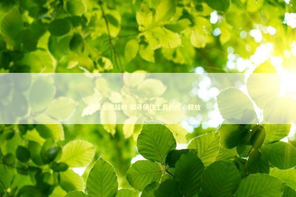 焦虑烦躁时 探寻便捷工具的内心释放 焦虑烦躁时 探寻便捷工具的内心释放 新闻