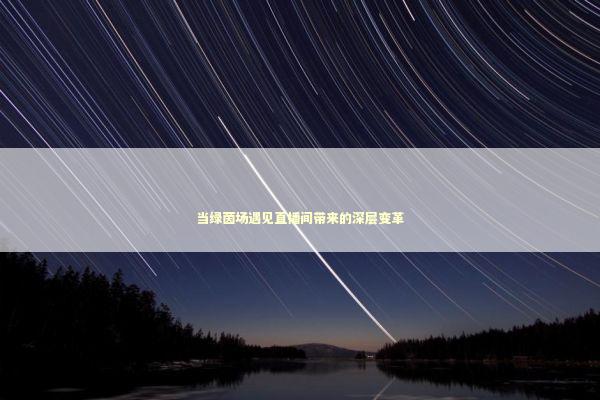 当绿茵场遇见直播间带来的深层变革 体育新闻